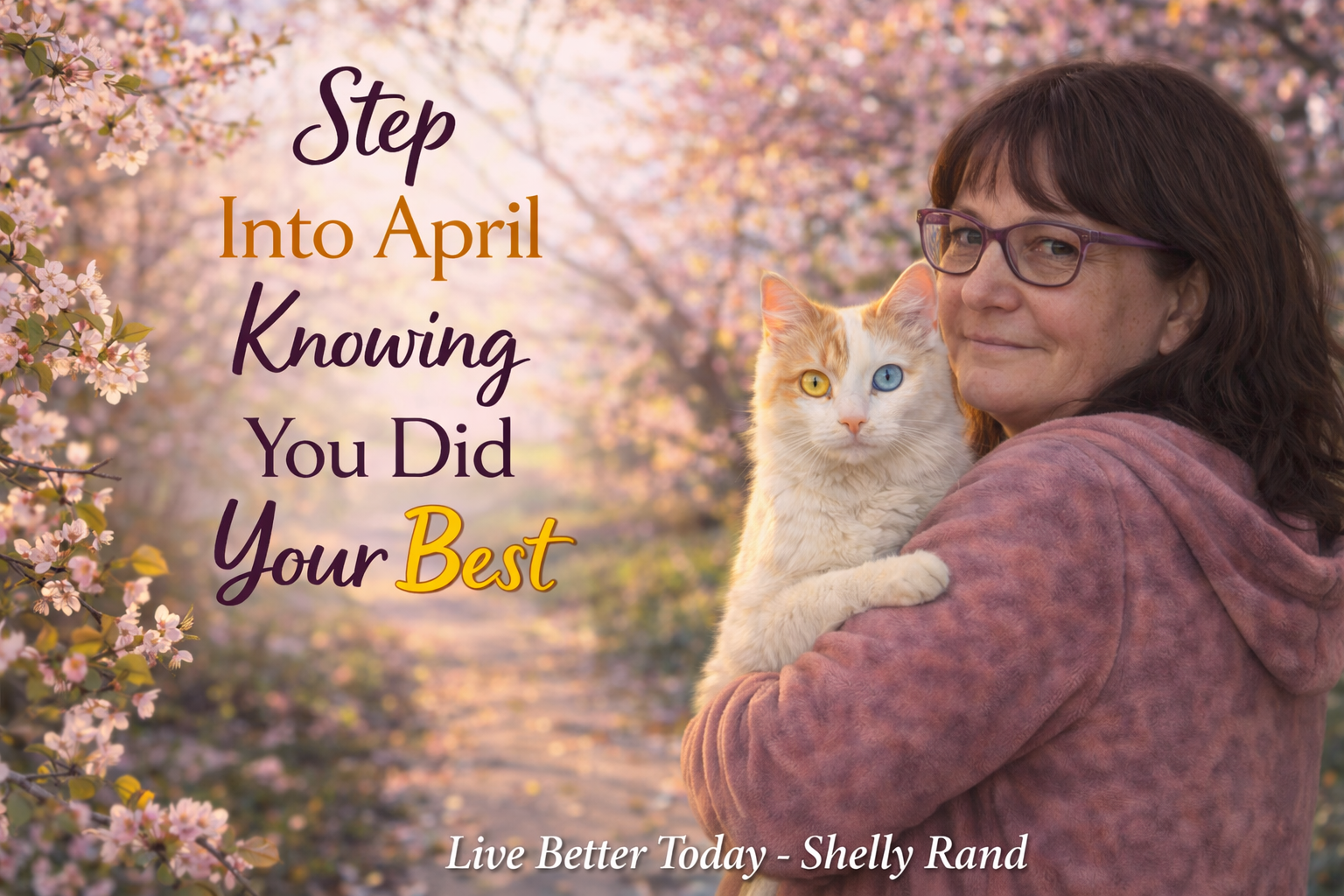 Step Into April Knowing You Did Your Best | Monthly Reflection