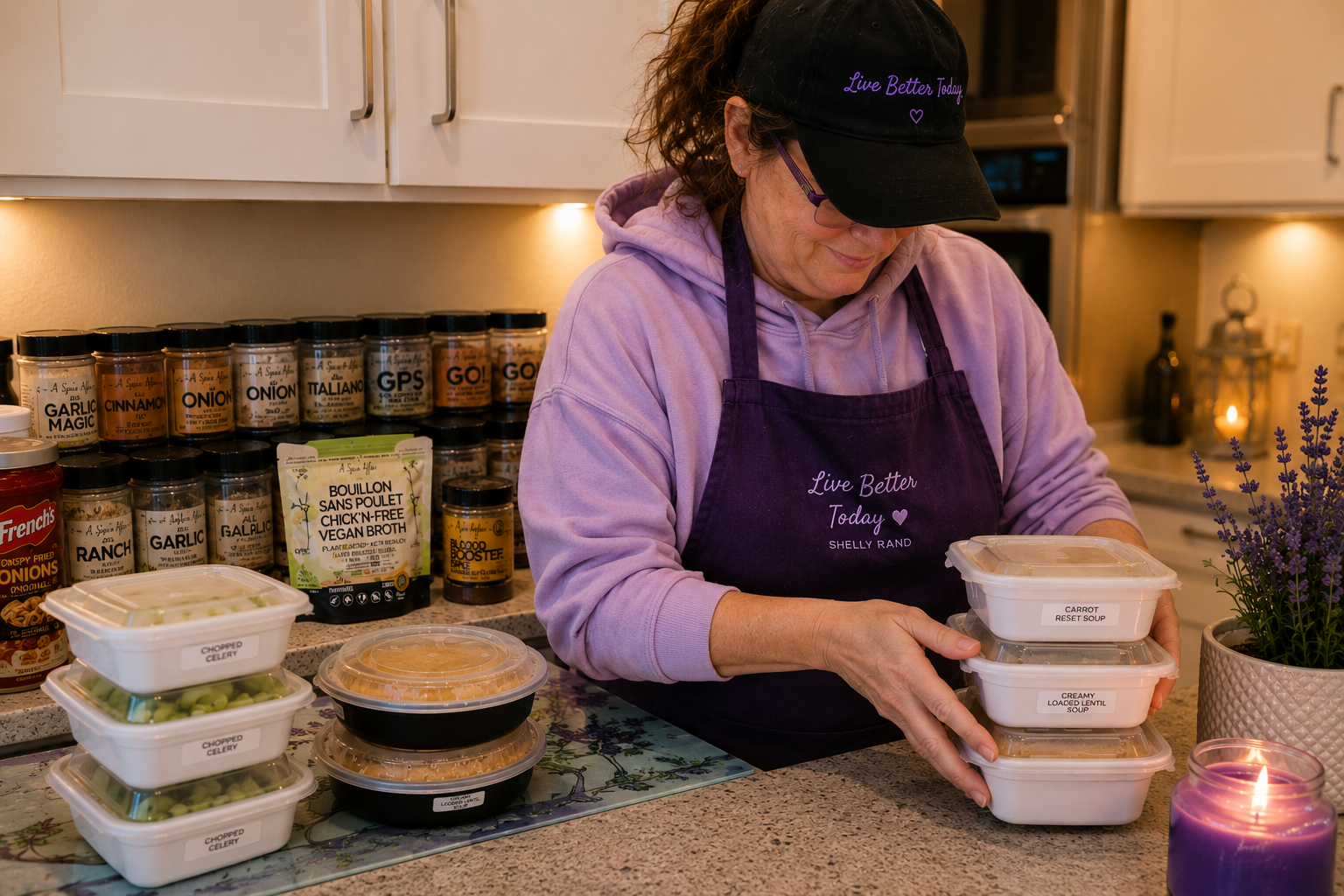 Back in the Kitchen and Meal Prepping Like a Boss 💜
